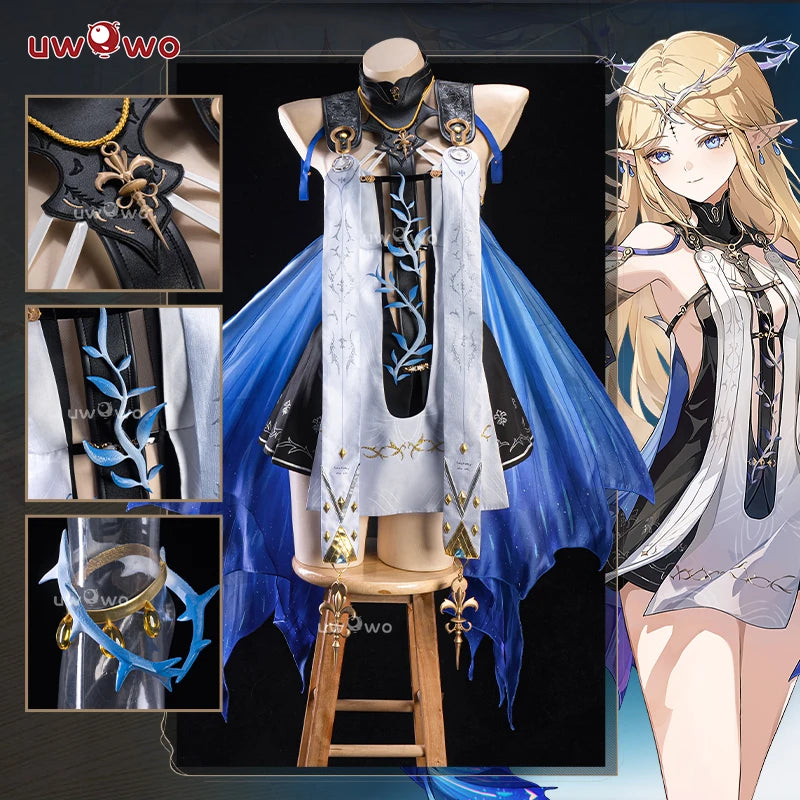 IN STOCK UWOWO Cartethyia Cosplay Game Wuthering Waves Cartethyia Cosplay Costume Cartethyia WuWa Cosplay Halloween Costume