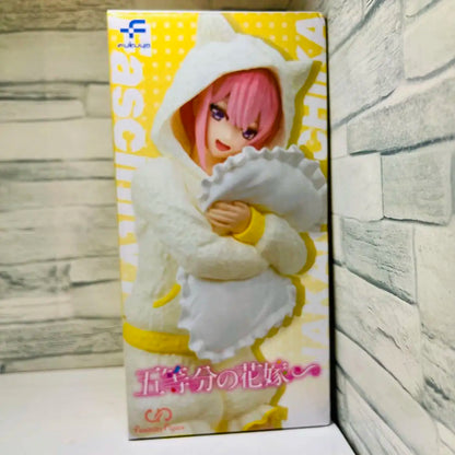 Bandai Fukuya Nakano Ichika Nino Miku Cat Ear Hoodie 19CM PVC Model