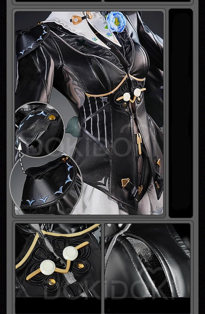 IN STOCK Yixuan Cosplay Costume Game Zenless Zone Zero DokiDoki-R ZZZ Women Black Yellow Bodysuit Yixuan Cosplay Master Costume