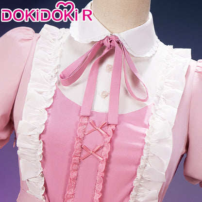 Stocking Cosplay Costume Anime DokiDoki-R Women Pink Dress Cute Stocking Cosplay Costume Lolita