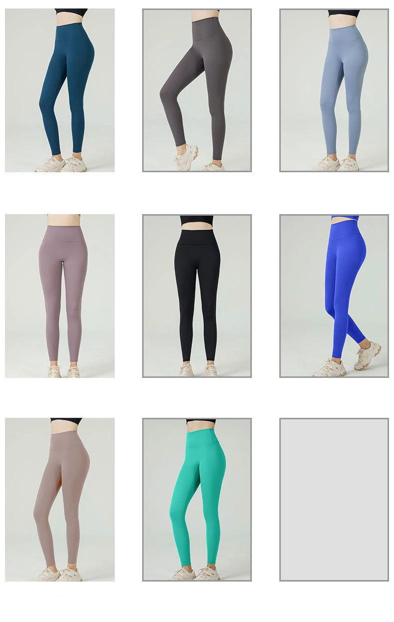 The Codex Seamless Yoga Leggings for Women – Athletic Gym Workout Fitness Pants Tights