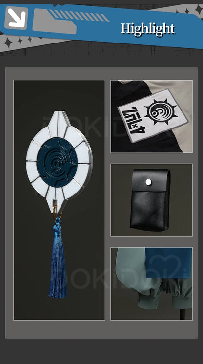 IN STOCK Zanka Cosplay Costume Anime Gachiakuta【XS-3XL】DokiDoki-R Zanka Nijiku Wig Suit Men Cosplay Plus Size