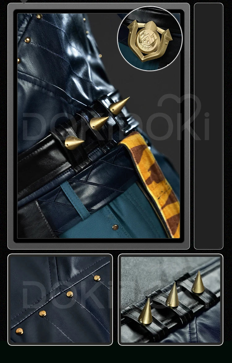 IN STOCK Lighter Cosplay Costume Game Zenless Zone Zero DokiDoki ZZZ Sons of Calydon Lighter Cosplay Arm Armor