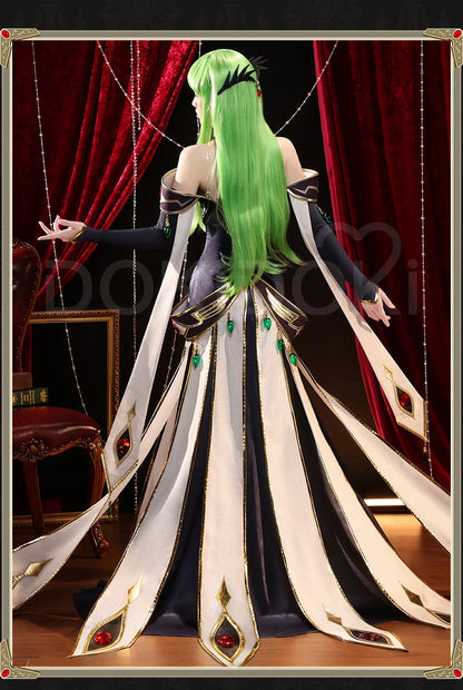 IN STOCK Lelouchh Lamperougee C Cosplay Anime【S-2XL】DokiDoki-SR Men Emperor C Queen Lelouchh Cosplay Plus Size Halloween