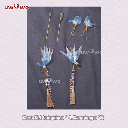 LAST BATCH UWOWO Kokomi Cosplay Game Genshin Impact Fanart Kokomi Dragon Princess Cosplay Costume Dress Halloween Costume