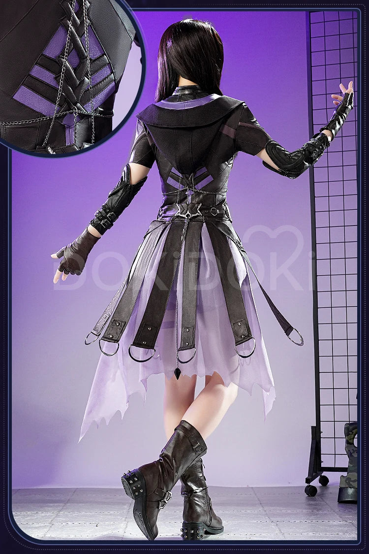 IN STOCK Nightwalker Heroine Cosplay Costume Game Love and Deepspace DokiDoki-SR Women Uniform Costume Qiyu Rafayel Cosplay