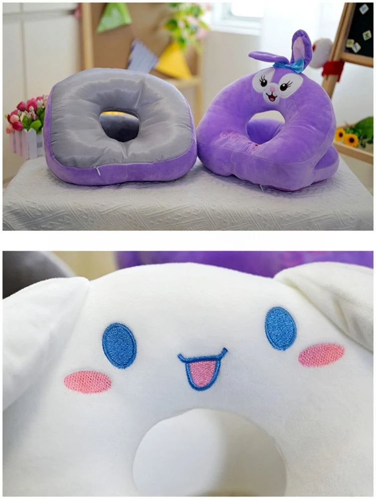 Cute My Melody Kuromi Nap Pillow Lovely Hollow Hand Rests Office Classroom StellaLou Cinnamoroll Pillow Cushion Gifts Washable