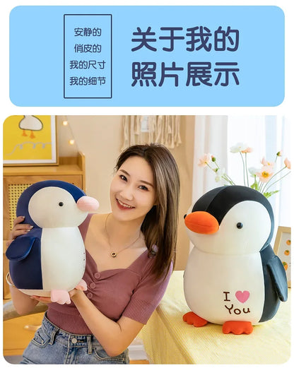 Cute Little Penguin Plush Toy Doll Girl Gift Children Cute Toy Children's Toys Gifts Plushie Stuffed Toys Animal Patung Dolls