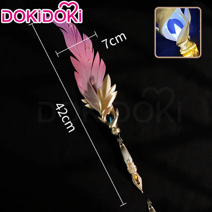 Trailblazer Stelle Caelus Luminous Magic Pen Cosplay Props Game Honkai: Star Rail DokiDoki HSR Feather Pen Cosplay Accessory