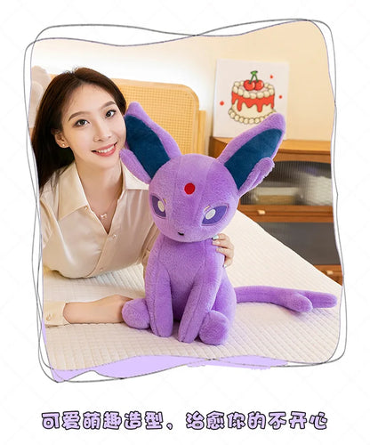 40/50/70CM Big Size Pokemon Espeon Plushies Cartoon Anime Soft Plush Pillow Doll Kawaii Stuffed Plushie Ornament Children Gifts