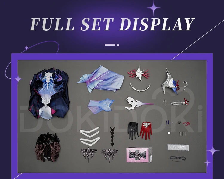 Hysilens Cosplay Costume Game Honkai: Star Rail DokiDoki-SR HSR Dress Hysilens Cosplay Halloween Costume