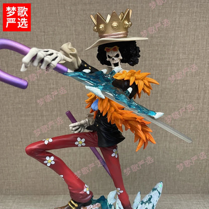 33cm One Piece Anime Figure Lx Burukku Two Years Later Figurines Trendy Table Decorations  Set Up Christmas Collection Toys Gift