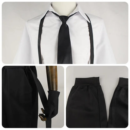 Bungo Stray Dogs Nakajima Atsushi Cosplay Set Cotton Polyester