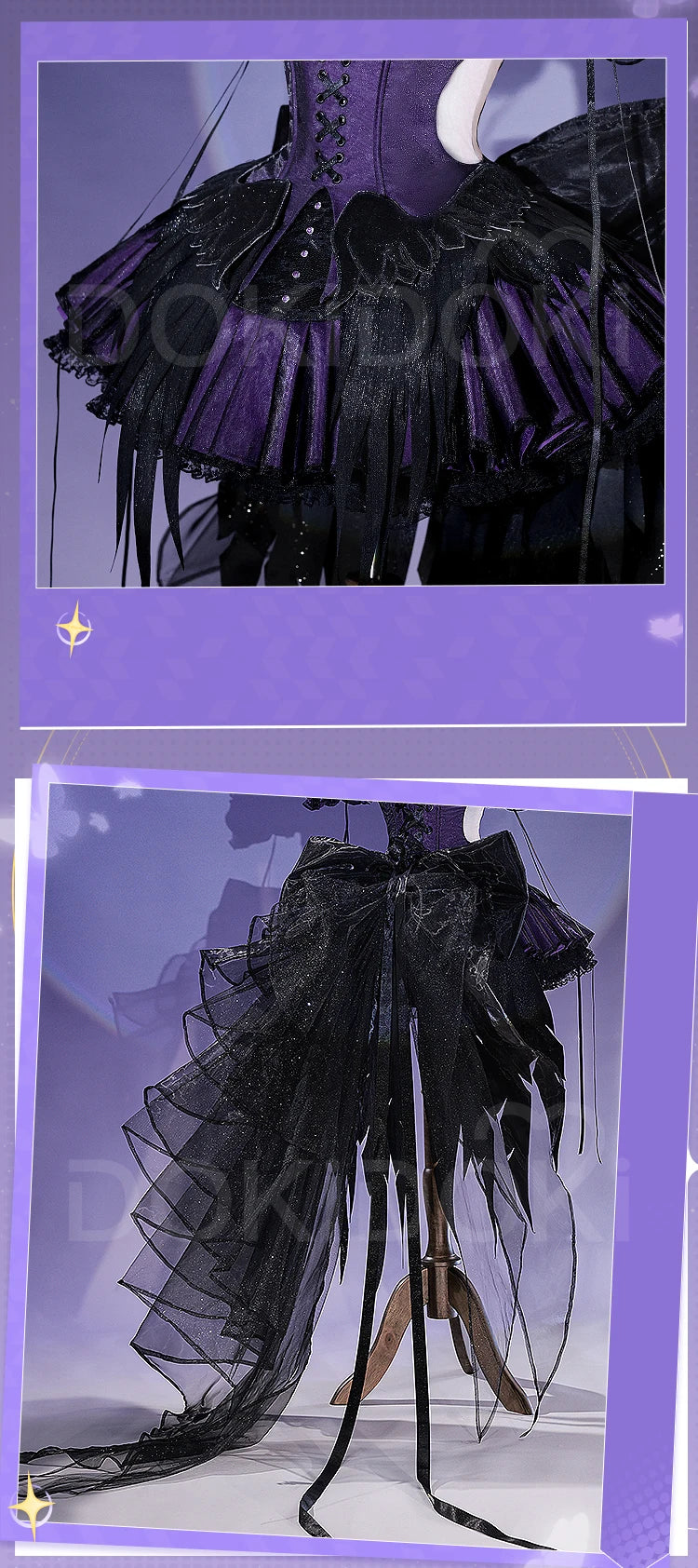 Kaname Madoka Homura Akemi Cosplay Costume Anime DokiDoki-SR Women Cute Pink Black Dress Halloween Madoka Cosplay