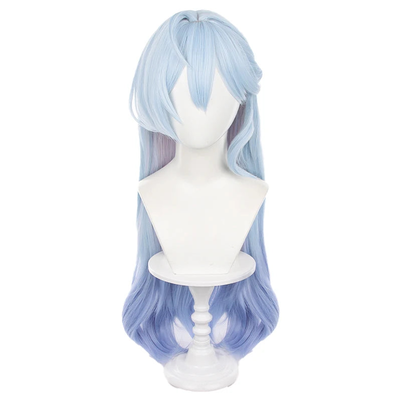 UWOWO Honkai Star Rail Robin Singer Penacony Cosplay Wig Long Hair Light Blue 80CM Hair