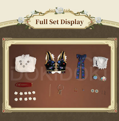 IN STOCK Perfumer Vera Nair Cosplay Costume Game Identity V DokiDoki-SR Women Halloween Costume Perfumer Judith the Dove