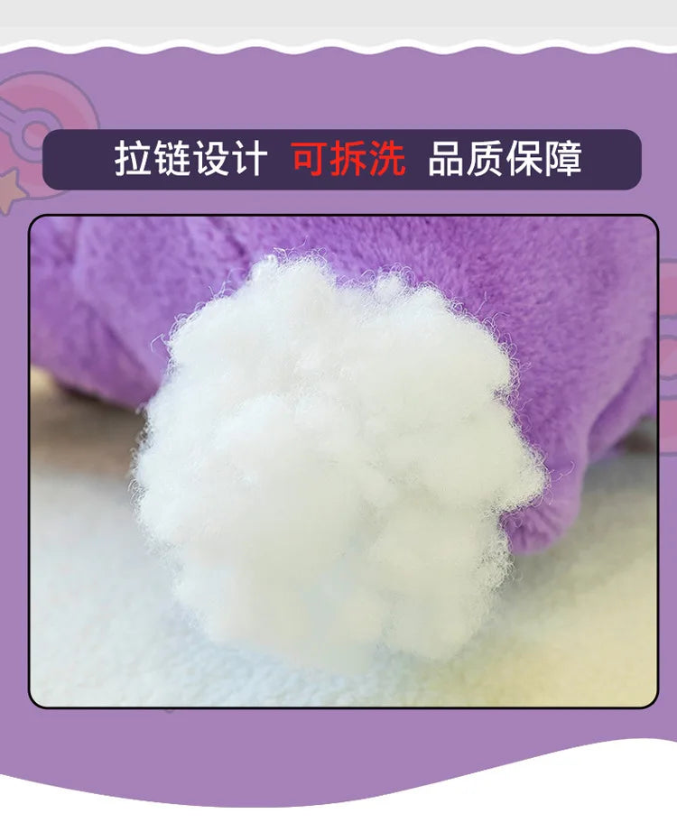 Large size Gengar Plush Toy Pokemon Doll Cute Stuffed Animal Kids Birthday Christmas Gift for Children Plushie Doll Fantasy Pet