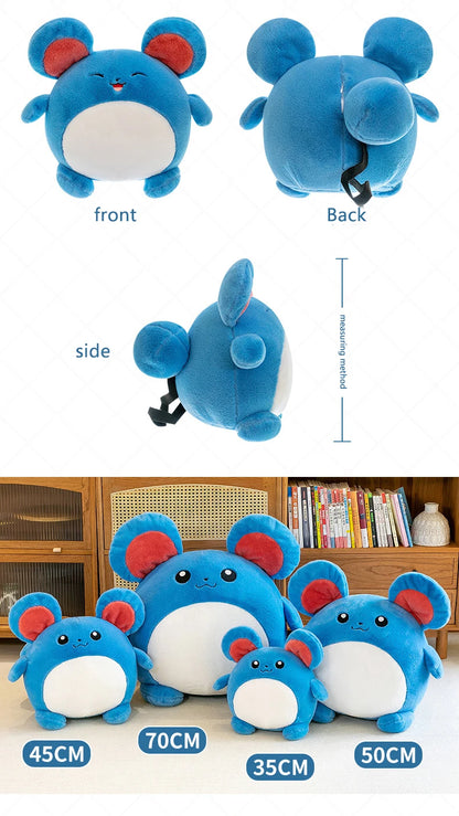 35/55/75cm Azumarill Pokemon Large Plush Toy Anime Doll Cute Giant Pokémon Cute Cartoon Stuffed Plushie Pillow Gift for Children
