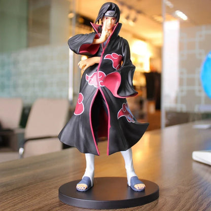 Hot Anime Naruto Shippuuden Uchiha Itachi Akatsuki Organization GK Dress Up Model Toy Gift Collection Action Figure PVC