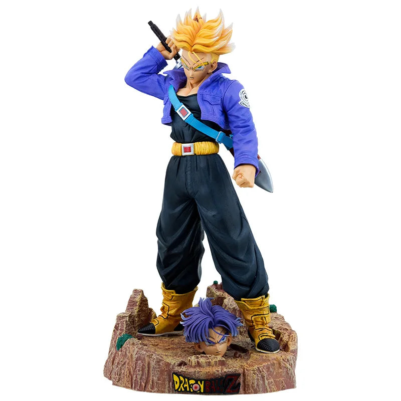 2025 48cm Dragon Ball Z Anime Figurine Trunks Figure Super Saiyan Trunks Pvc Model Statue Doll Collection Decoration Toys Gifts