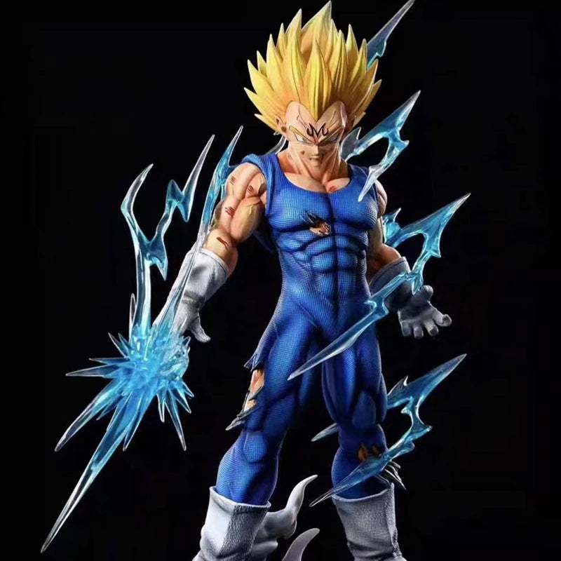 28cm Dragon Ball Z Anime Figure Majin Vegeta Action Figure GK Super Saiyan Vegeta Figurine Adult Collection Model Toys Gifts