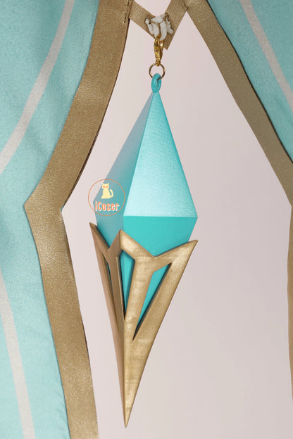 Genshin Impact Alice Cosplay Costume Wig Dress Uniform Headwear Carnival Halloween Party Women Girls Holiday Role Play Outfit