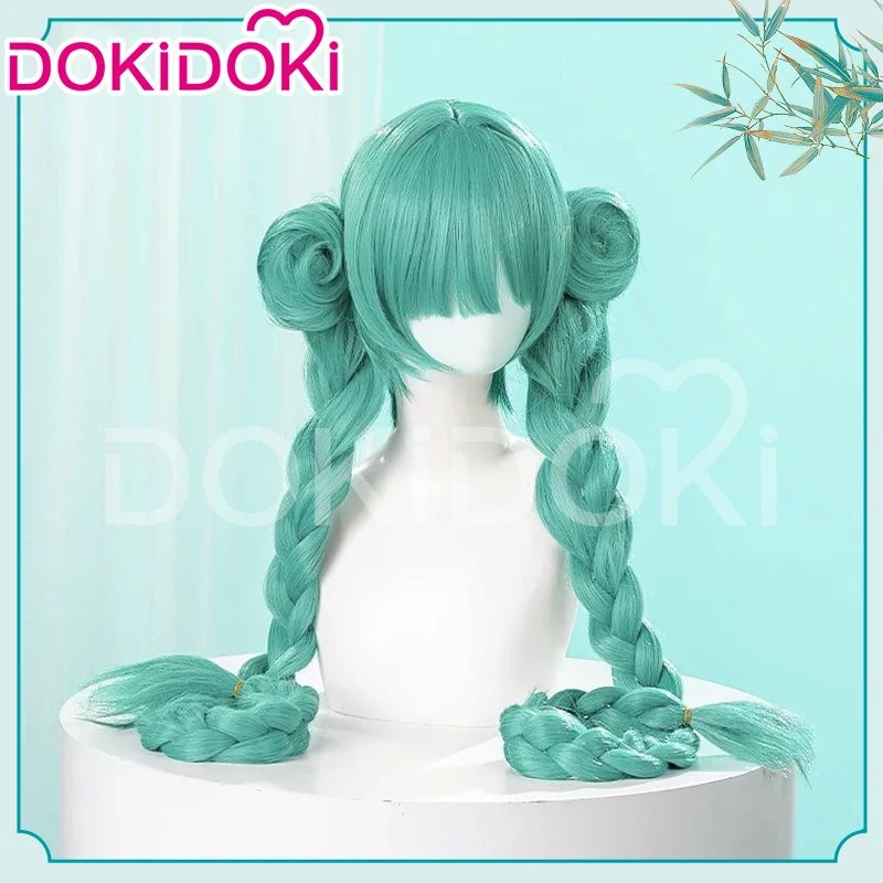 Mikuu Women’s Cute Lolita Dress Cosplay Costume Game Dokidoki-R with Panda Wig Available Separately