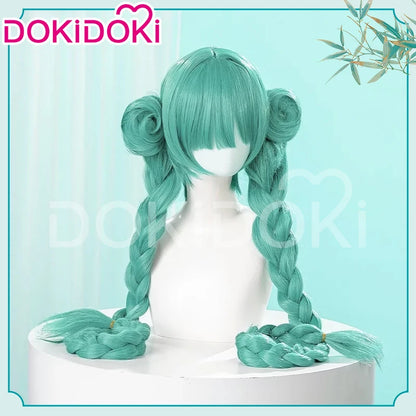 MIKUU Cosplay Costume Game Cosplay DokiDoki-R Mikku Cosplay Women Cute Lolita Dress Costume Mikuu Panda Cosplay Wig