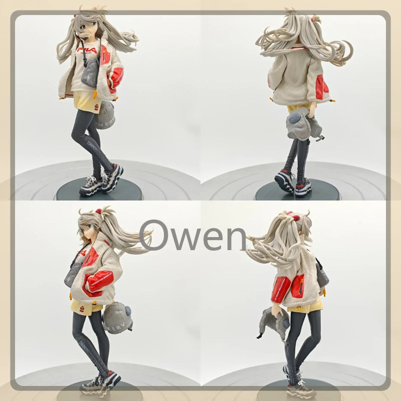 Anime NEON GENESIS EVANGELION Ayanami Rei Figurine Asuka Langley Soryu Action Figure PVC Stance Statue Collection Model Toy Gift