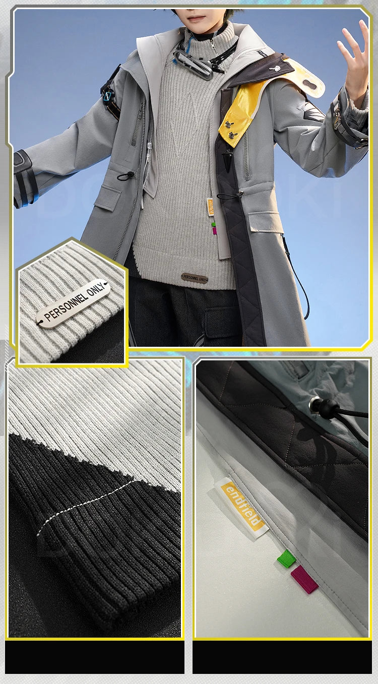 Endministrator A B Cosplay Costume Game Arknights DokiDoki-SR Men Endministrator Cosplay Mask Halloween