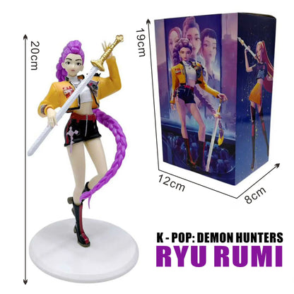 IN STOCK! Witch Hunter Girl Kpop Group Anime Merch - Rumi, Zoe & Mila Collectible Figurines | Desktop Decoration & Fan Gift