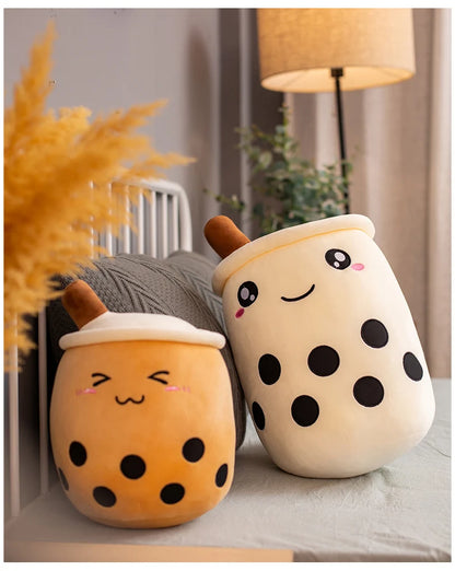 Various Play Doll Boba Plushies Mini Dolls in a Boba Cup Can Flip Boba Tea Toy Many Size Boba Tea Cushions for For Kids Girl