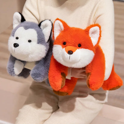 18-40cm Cozy Lying Stuffed Animals Cute Racoon Capybara Sloth Dog Plush Toys Soft Kawaii Soft Doll Sleep Pillow For Girl Boy