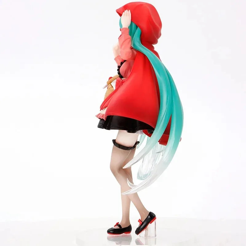 Bandai Hatsune Miku Wonderland Little Red Riding Hood 18CM PVC Model
