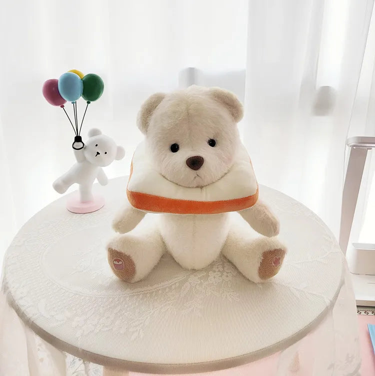 Unique Handmade Brown Bear Plush Toy Change Honey Dress Cloth Baby Girl Hug Cuddly Plushie Doll for Kids Christmas Gift For Kids