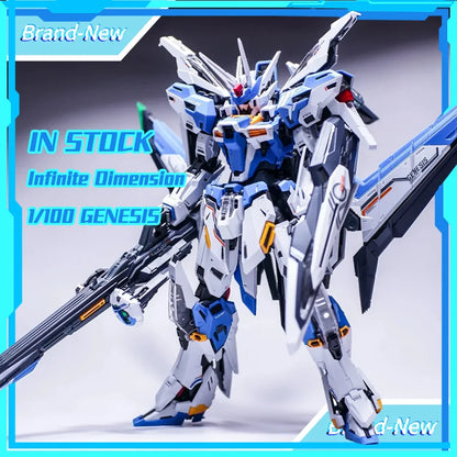 Infinite Dimension MG 1/100 GENESIS Model Kit Assembly Action Figure Robot Plastic Customized Doll Toy Gift