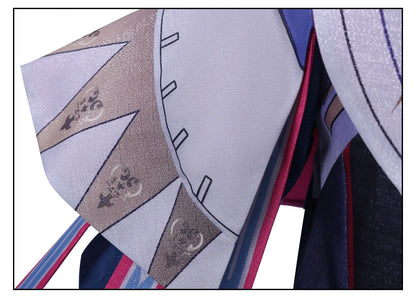 Wuthering Waves Brant Cosplay Costume Wig Uniform Hat Necklace Troupe of Fools Rinascita Carnival Halloween Party for Women Men