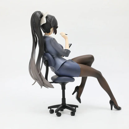 18cm Azur Lane Takao Ver Girl 1/6 Figure Pvc Action Anime Model Game Statue Adult Collectible Doll Toys Xmas Gift