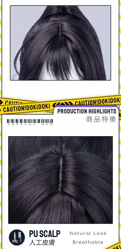 IN STOCK Rodion Ishmael Hong Lu Cosplay Wig Game DokiDoki Women Men 90cm Orange Black Long Hair Ishmael Cosplay Free Wig Cap