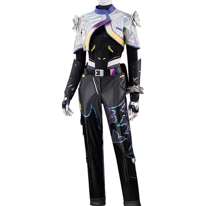 Vyse Cosplay Costume Game Cosplay【XS-3XL】DokiDoki-R Women Black Costume Vyse Halloween Cosplay Plus Size