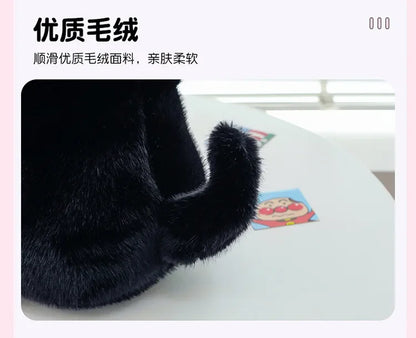 45cm Kawaii Stuffed Toys Lace Scarf Cat Plush Doll Fluffy Soft Cat Baby Doll Cute Cartoon Cat Stuffed Toy Home Decor Kid Gifts