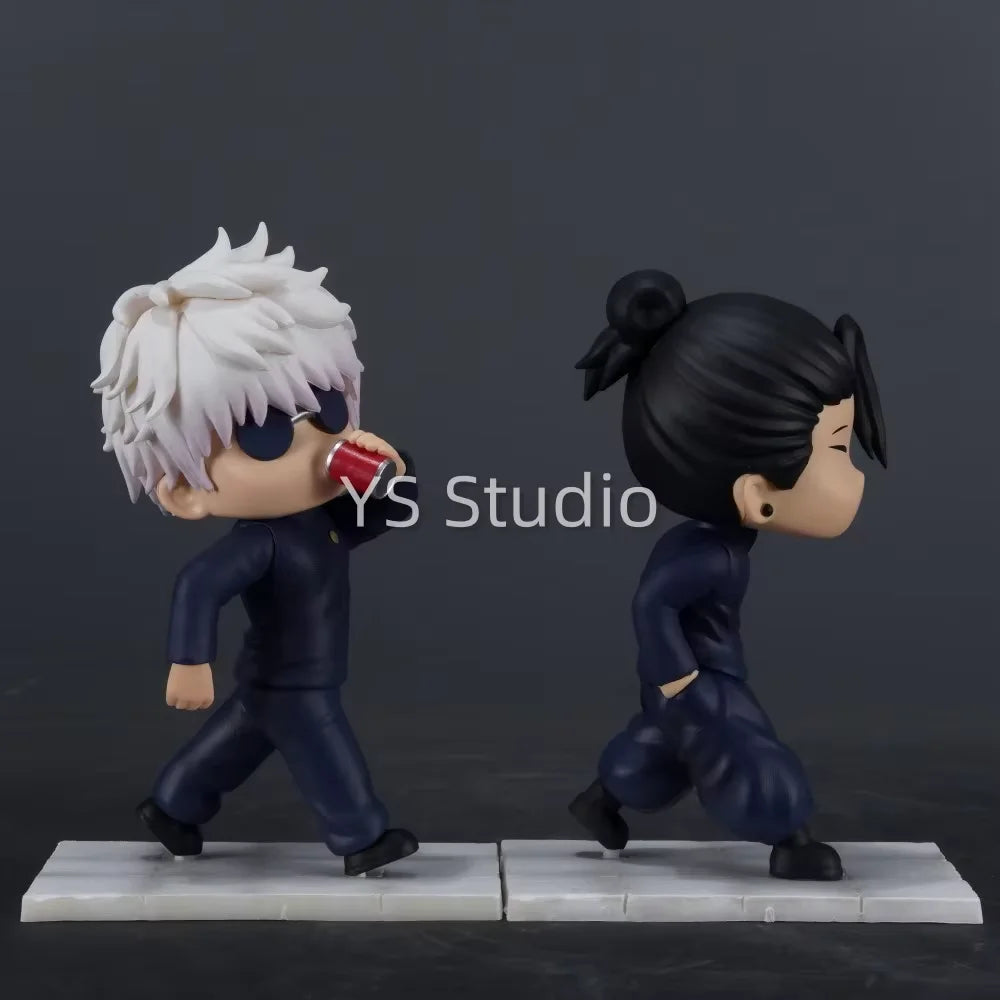 11.5cm/4.53in Anime Jujutsu Kaisen Figure Geto Suguru & Satoru Gojo Action Figure Collection Figurine Model Toy Gift