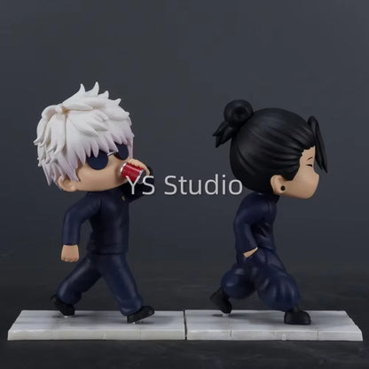 11.5cm/4.53in Anime Jujutsu Kaisen Figure Geto Suguru & Satoru Gojo Action Figure Collection Figurine Model Toy Gift