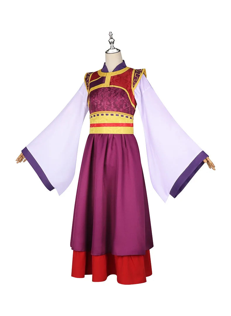 Anime The Apothecary Diaries Shisui Loulan Cosplay Costume Wig Dress Hanfu Earrings Headwear Halloween Party for Women Girls Cos