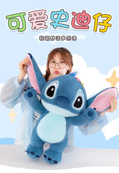 Disney 70cm Large Size Lilo&Stitch Plush Stuffed Doll Cartoon Animal Sleeping  Pillow Room Decoration Softmaterial Toy for Gift