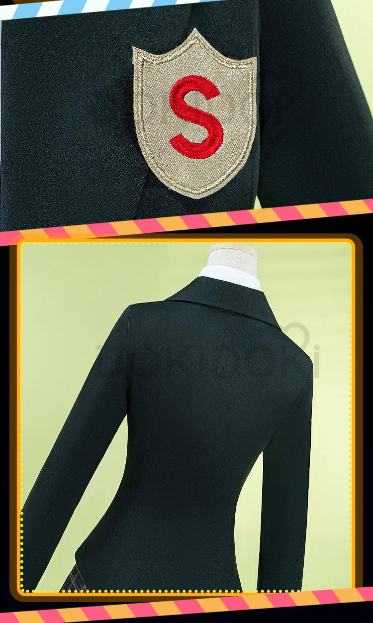 Stocking/Panty Cosplay Costume Anime Cosplay 【S-2XL】DokiDoki-R Female Cute School Uniform Stocking Panty Cosplay Plus Size