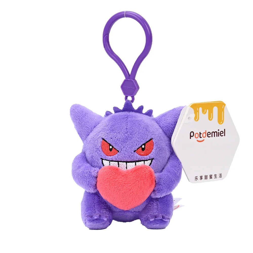Pokemon Pikachu Mew Squirtle Charmander Kawaii Plush Toy Pendant Keychain Backpack Bag Charm Small Doll Birthday Gift