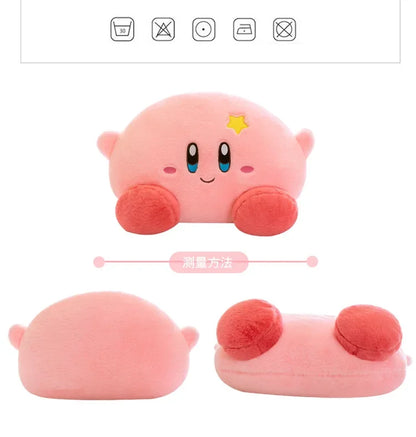 90cm Big Size Star Kirby Kawaii Cartoon Anime Plush Stuffed Doll Room Decorated with Cute Plushies Pillow Children Holiday Gift
