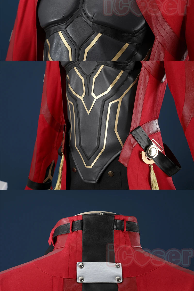 Honkai Star Rail Fate Archer Cosplay Costume Wig Uniform Coat Outfit Festival Halloween Party for Women Girls Carnival iCoser