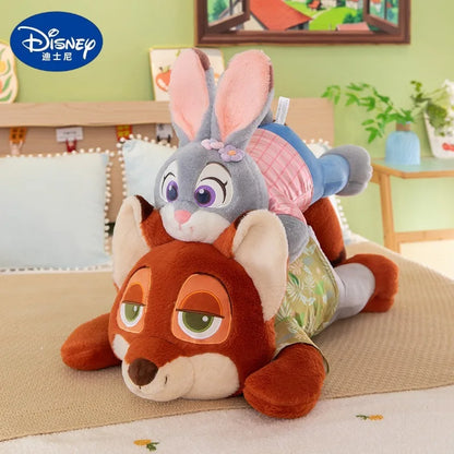 45/60/80cm Big Size Judy Hopps Nick Wilde Anime Plush Stuffed Doll Zootopia Kawaii Peluche Children's Kawaii Pillow Holiday Gift